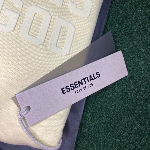 Essentials Cream Hoodie - Picture 4 of 5